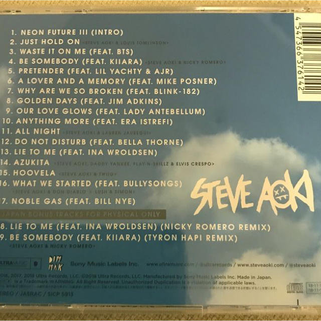 Steve Aoki Neon Future III エンタメ/ホビーのCD(クラブ/ダンス)の商品写真