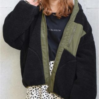 ダブルクローゼット(w closet)の専用 w closet ボアブルゾン(ブルゾン)