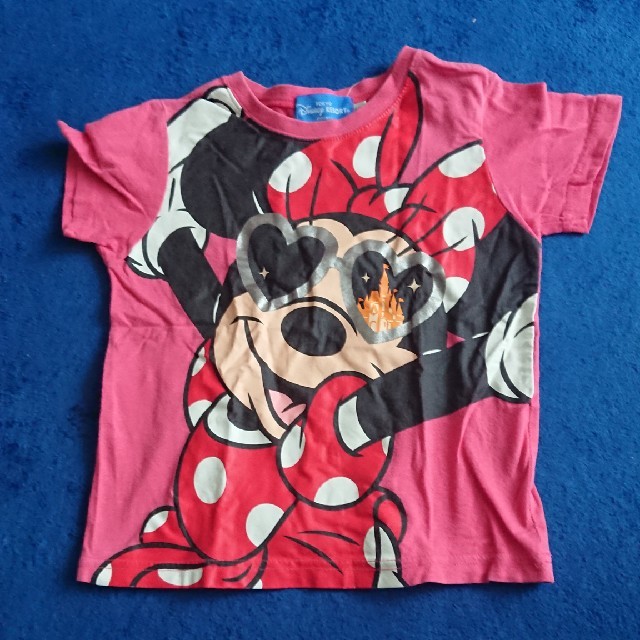 Disney(ディズニー)のDisney ミニーTシャツ 100 キッズ/ベビー/マタニティのキッズ服女の子用(90cm~)(Tシャツ/カットソー)の商品写真