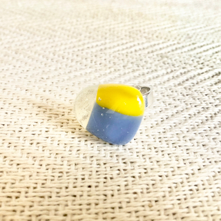 candies＊ ring, yellow-blue(リング)
