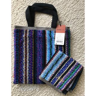 ミッソーニ(MISSONI)のMISSON  ハンディポーチ&タオルハンカチ(ポーチ)