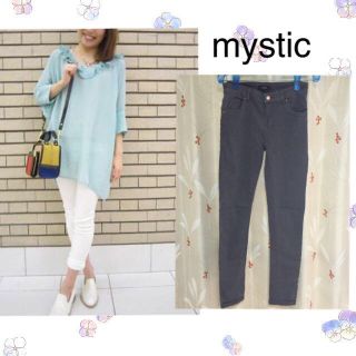 ミスティック(mystic)の＊ストレッチサテンスキニー＊(カジュアルパンツ)