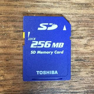 トウシバ(東芝)の東芝 SDカード 256MB メモリ(PCパーツ)