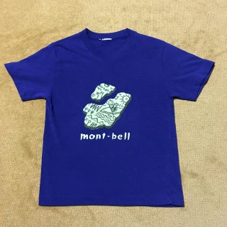 モンベル(mont bell)のモンベル 紫 110 イギリス柄 Tシャツ(Tシャツ/カットソー)