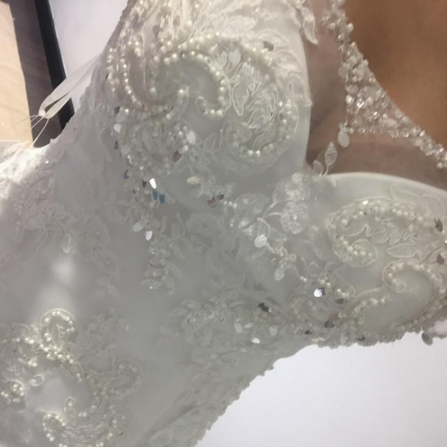 NYインポートウェディングマーメイドドレス レディースのフォーマル/ドレス(ウェディングドレス)の商品写真