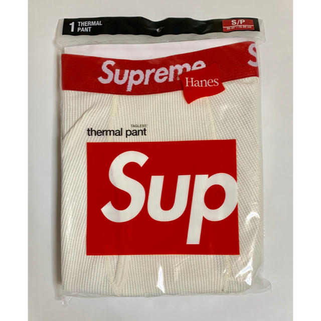 Supreme(シュプリーム)のSupreme☆Hanes thermal pant S/P メンズのアンダーウェア(その他)の商品写真