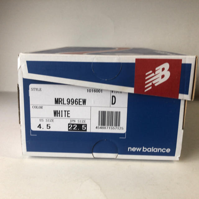 New Balance(ニューバランス)の新品 ニューバランス MRL996 EW 22.5cm レディースの靴/シューズ(スニーカー)の商品写真