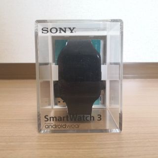 ソニー(SONY)のソニー スマートウォッチ3  ブラック(腕時計(デジタル))