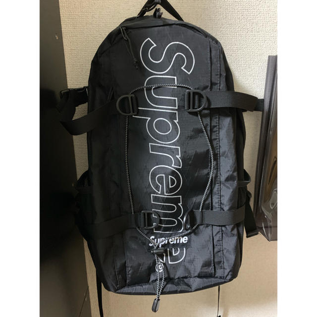 メンズsupreme 18aw backpack black【最終値下げ】 - バッグパック