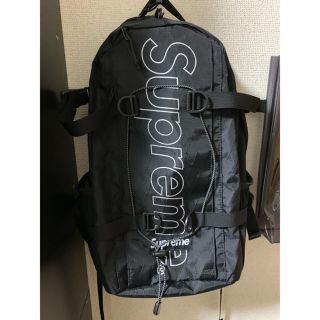 最終値下げ supreme backpack 18aw 黒 国内正規品 未使用