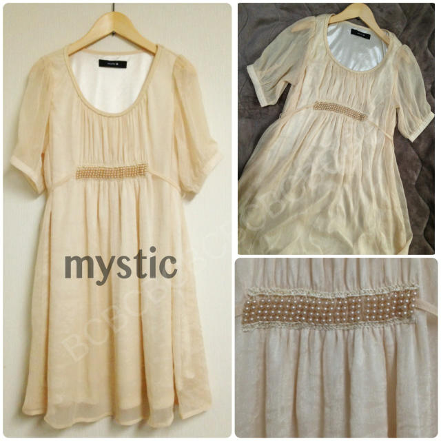 mystic(ミスティック)のmystic シフォンワンピ レディースのワンピース(ひざ丈ワンピース)の商品写真