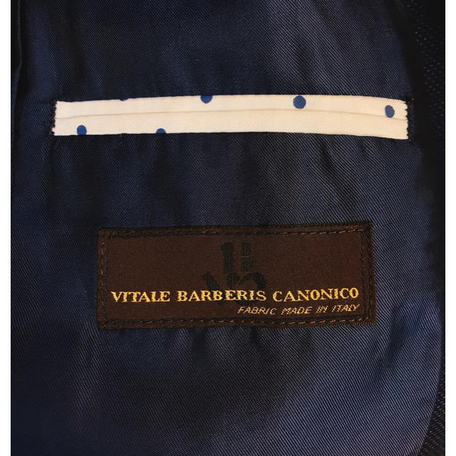 カノニコ生地  英国製テーラードジャケット ネイビー 3
