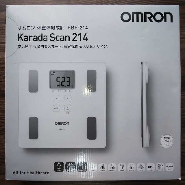 OMRON(オムロン)のオムロン カラダスキャン 体重計 スマホ/家電/カメラの生活家電(体重計)の商品写真