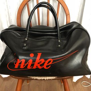 希少vintage NIKE レザーボストンバッグ