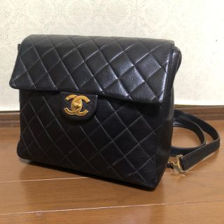 シャネル(CHANEL)の希少！ヴィンテージ  シャネル マトラッセ リュック ラムスキン(リュック/バックパック)