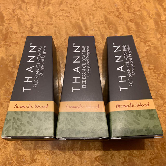 THANN(タン)の【お値下げ】THANN タン ソープバー 3個 新品未使用 コスメ/美容のボディケア(ボディソープ/石鹸)の商品写真