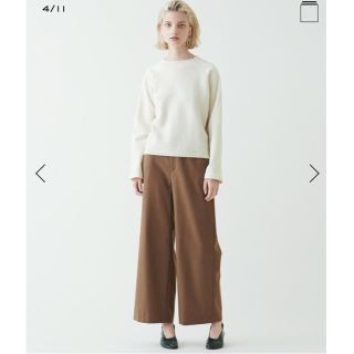 デプレ(DES PRES)の18aw GALERIE VIE ウールツイル ミディアムワイドパンツ(カジュアルパンツ)