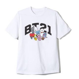 ボウダンショウネンダン(防弾少年団(BTS))のBT21CLUB  tシャツ 白 m(Tシャツ/カットソー(半袖/袖なし))