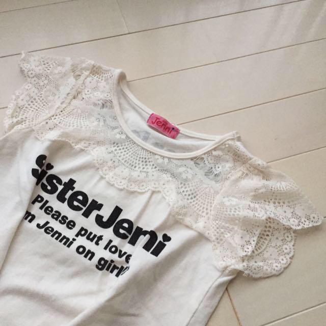 JENNI(ジェニィ)の120cm レースTシャツ キッズ/ベビー/マタニティのキッズ服女の子用(90cm~)(その他)の商品写真