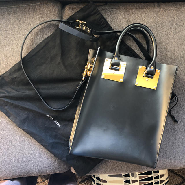 SOPHIE HULMEソフィーヒュルムバッグ黒bag