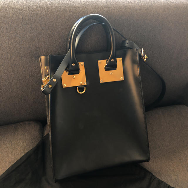 SOPHIE HULME(ソフィーヒュルム)のSOPHIE HULMEソフィーヒュルムバッグ黒bag レディースのバッグ(ショルダーバッグ)の商品写真