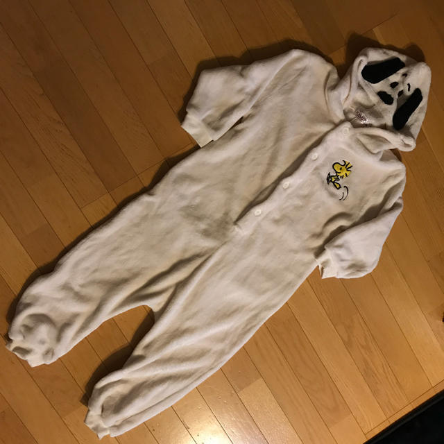 SNOOPY(スヌーピー)のスヌーピー 着ぐるみパジャマ 130 キッズ/ベビー/マタニティのキッズ服女の子用(90cm~)(パジャマ)の商品写真