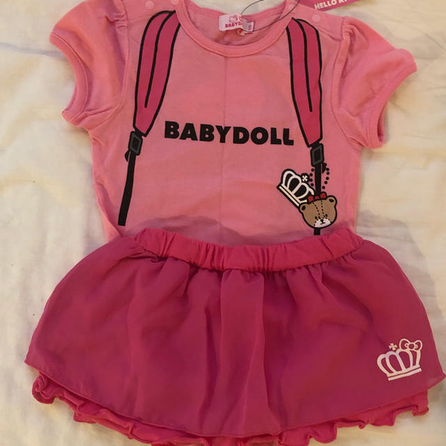 BABYDOLL(ベビードール)のbaby doll kittyちゃん 5%OFFクーポン使ったらお得💘 キッズ/ベビー/マタニティのベビー服(~85cm)(ロンパース)の商品写真