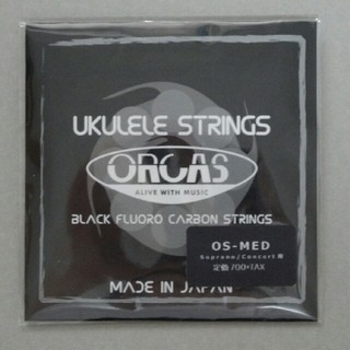 ORCAS オルカス ブラックフロロカーボン弦 ミディアムゲージ 未開封 送料込(その他)