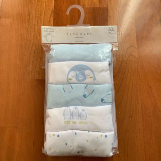 ザラキッズ(ZARA KIDS)のペンギン柄ロンパース 5pセット(ロンパース)