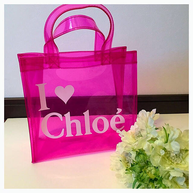 Chloe(クロエ)のchloe 限定ビニールトート♡ レディースのバッグ(トートバッグ)の商品写真