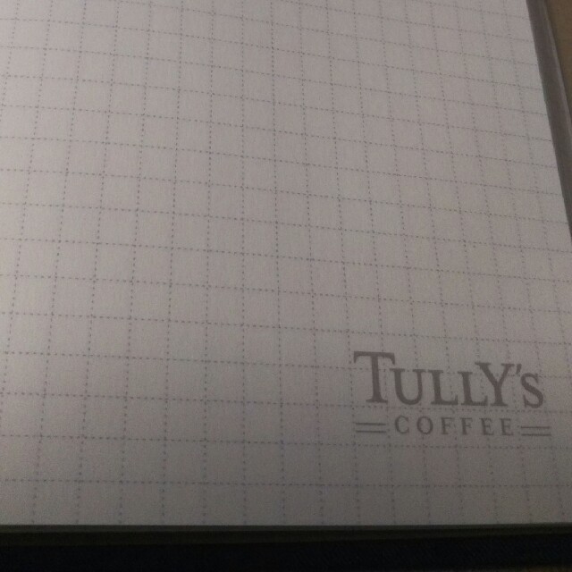 TULLY'S COFFEE(タリーズコーヒー)のタリーズ  手帳    チェック柄  新品 インテリア/住まい/日用品の文房具(ノート/メモ帳/ふせん)の商品写真