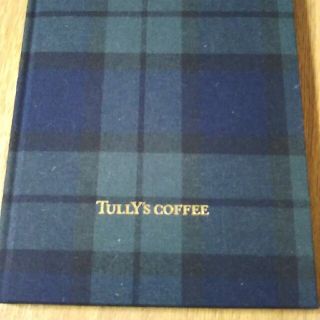 タリーズコーヒー(TULLY'S COFFEE)のタリーズ  手帳    チェック柄  新品(ノート/メモ帳/ふせん)