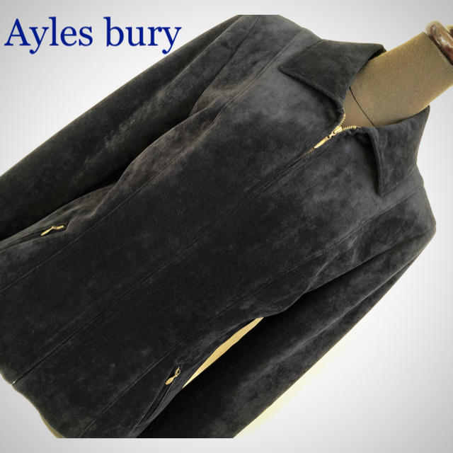 Aylesbury(アリスバーリー)の新品☆アリスバーリー・高級ジャケット 黒＊Ayles bury レディースのジャケット/アウター(Gジャン/デニムジャケット)の商品写真