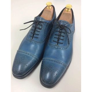 ISETAN MEN'S イタリア製マッケイ製法パティーヌレザーソールメダリオン(ドレス/ビジネス)