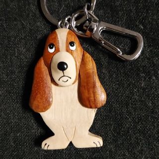 ハッシュパピー(Hush Puppies)のお値下げ【 新品未使用 】 HushPupples 非売品 木製キーホルダー (キーホルダー)