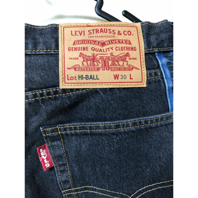 Levi's HI-BALL W30 デニム ジーンズ サイドライン 2