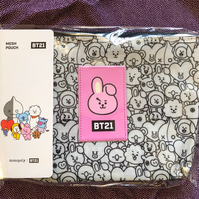 防弾少年団(BTS)(ボウダンショウネンダン)のBT21 ×monopoly ポーチ COOKY エンタメ/ホビーのタレントグッズ(アイドルグッズ)の商品写真