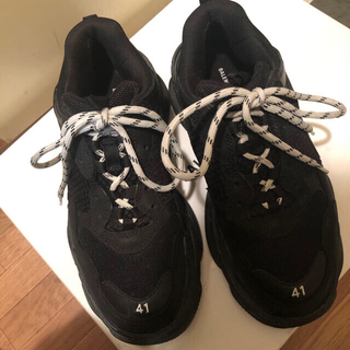 バレンシアガ(Balenciaga)のBALENCIAGA バレンシアガ triple s トリプルエス ブラック(スニーカー)