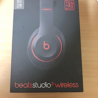 ビーツバイドクタードレ(Beats by Dr Dre)の【限定】最新beats Studio3 wirelessオーバーヘッドホン(ヘッドフォン/イヤフォン)