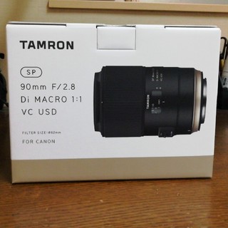 タムロン(TAMRON)のTAMRON SP 90mm F/2.8 Di MACRO キャノン用　新品(レンズ(単焦点))