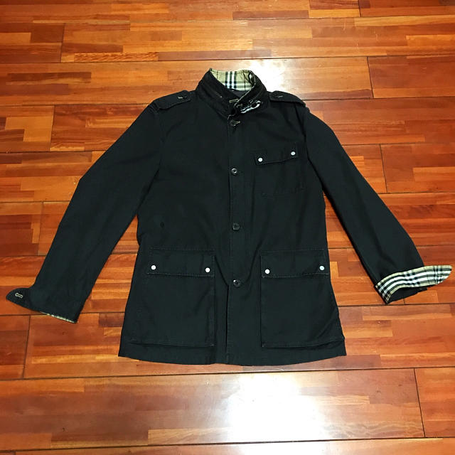 BURBERRY BLACK LABEL(バーバリーブラックレーベル)の【値下げ】BURBERRY BLACK  LABELステンカラーコート メンズのジャケット/アウター(ステンカラーコート)の商品写真