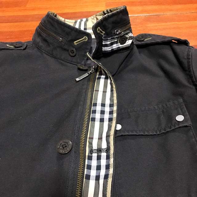 BURBERRY BLACK LABEL(バーバリーブラックレーベル)の【値下げ】BURBERRY BLACK  LABELステンカラーコート メンズのジャケット/アウター(ステンカラーコート)の商品写真