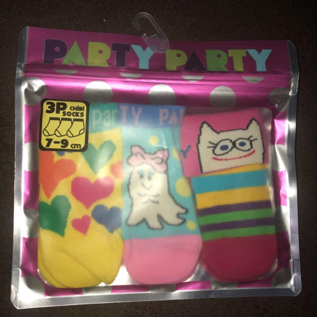 PARTYPARTY(パーティーパーティー)のパーティーパーティー 子供用靴下 キッズ/ベビー/マタニティのこども用ファッション小物(靴下/タイツ)の商品写真