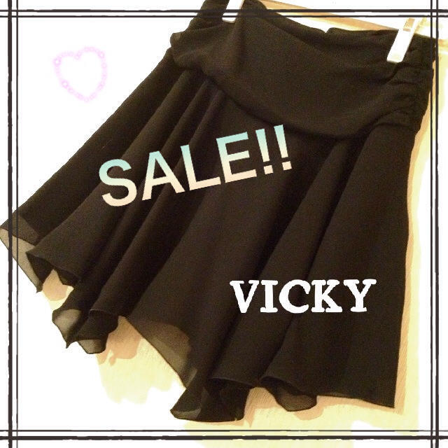 VICKY(ビッキー)の値下げ！シフォンスカート レディースのスカート(ミニスカート)の商品写真