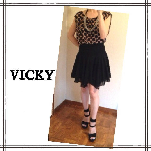 VICKY(ビッキー)の値下げ！シフォンスカート レディースのスカート(ミニスカート)の商品写真