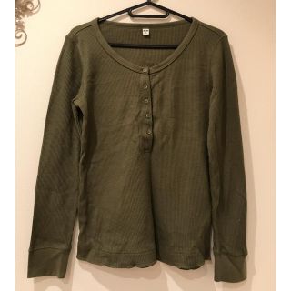 ユニクロ(UNIQLO)のkate様専用ワッフルヘンリーネック 二枚(カットソー(長袖/七分))