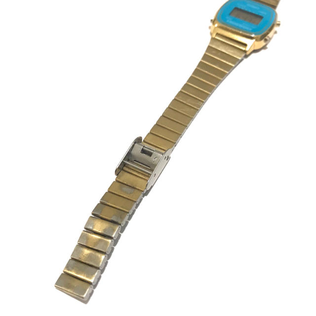 CASIO(カシオ)の●値下げ●【海外モデル】CASIO 腕時計 デジタル ゴールド ブルー レディースのファッション小物(腕時計)の商品写真