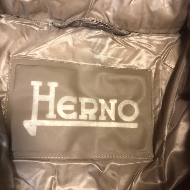 HERNO(ヘルノ)のヘルノダウンジャケットコート44モンクレールタトラスカナダグース正規店購入品 レディースのジャケット/アウター(ダウンコート)の商品写真