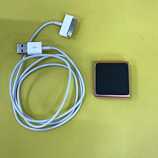 アップル(Apple)のiPod nano16ＧB  第6世代 ピンク(ポータブルプレーヤー)