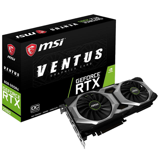 MSI GeForce RTX 2080 VENTUS 8G OC 最終値下げPC/タブレット